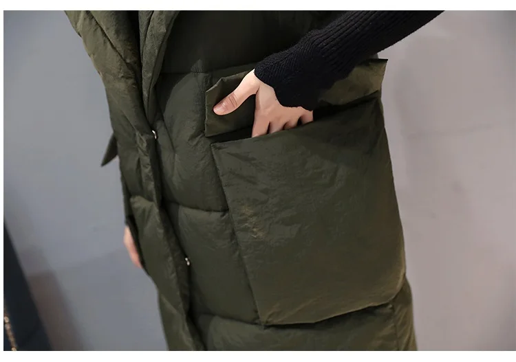 Women Sleeveless Jacket Vest 2021 Autumn Winter Korean New Down Cotton Waistcoat Female Long Slim Vest Waistcoat Women Warm Coat
Women Sleeveless Jacket Vest 2021 Autumn Winter Korean New Down Cotton Waistcoat Female Long Slim Vest Waistcoat Women Warm Coat