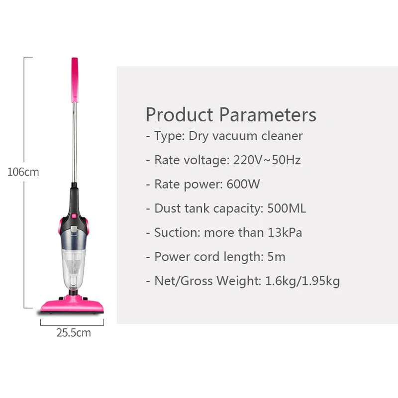 Seamoy 2-in-1 Upright Vacuum Cleaner Household Handstick & Handheld Carpet Type Multifunctional Strong Cyclone Suction Cleaner
Seamoy 2-in-1 Upright Vacuum Cleaner Household Handstick & Handheld Carpet Type Multifunctional Strong Cyclone Suction Cleaner