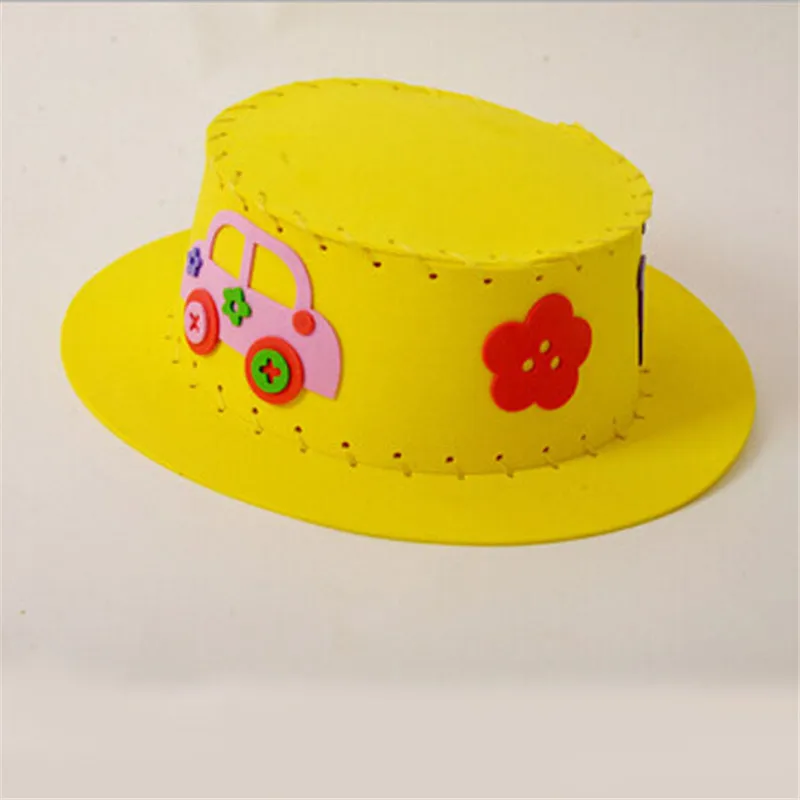 Модная шапка из ЭВА ручной работы сделай сам набор разноцветных вязаных шапок