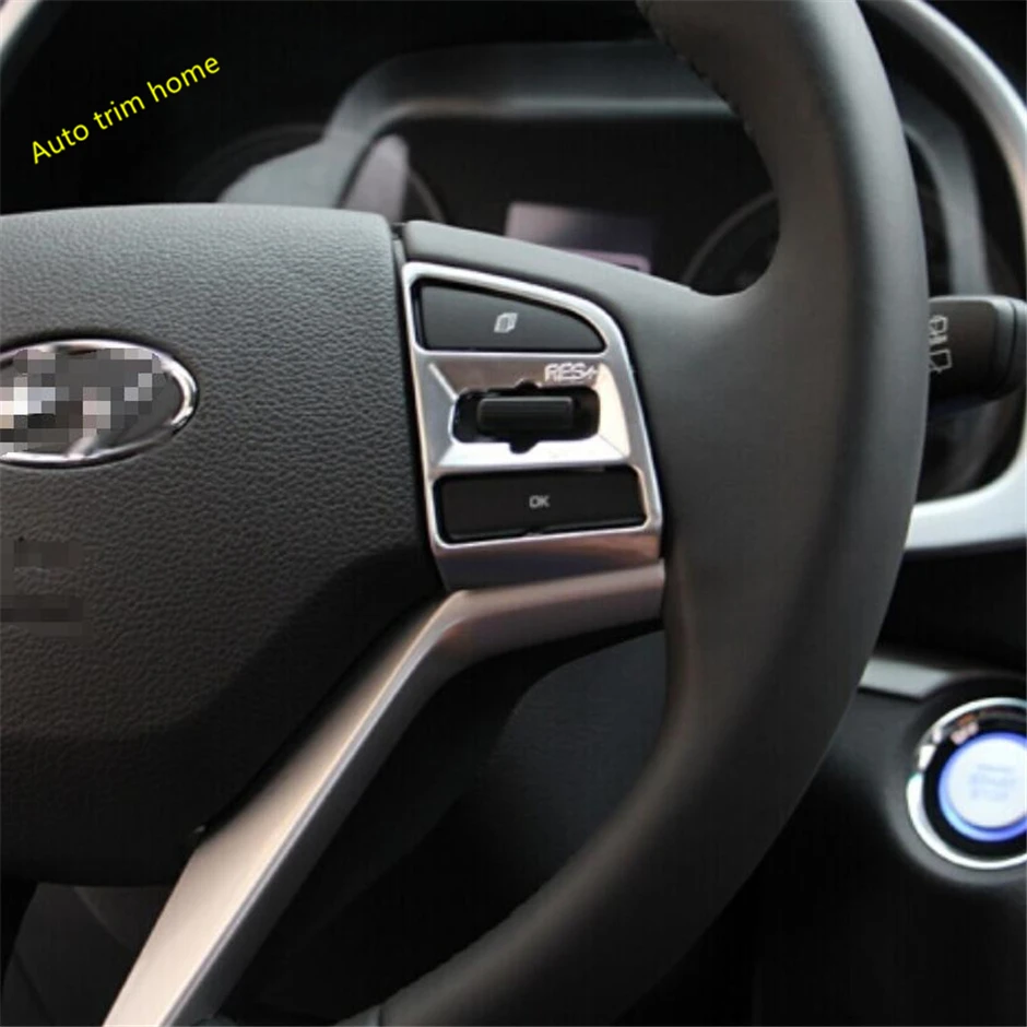 Lapetus Auto Steering Wheel Frame Cover Trim 2 Pcs Fit For Hyundai Tucson 2016 2017 2018 2019 2020 ABS Pearl Chrome
Lapetus Auto Steering Wheel Frame Cover Trim 2 Pcs Fit For Hyundai Tucson 2016 2017 2018 2019 2020 ABS Pearl Chrome