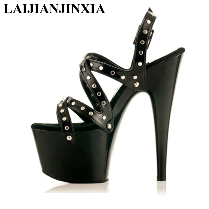LAIJIANJINXIA 17cm fashion Gorgeous glitter shoes for women 7 inch platform sexy clubbing Exotic Dancer high heels punk sandals
LAIJIANJINXIA 17cm fashion Gorgeous glitter shoes for women 7 inch platform sexy clubbing Exotic Dancer high heels punk sandals