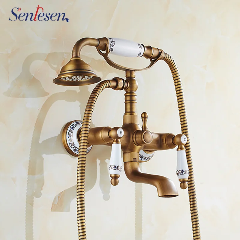 Senlesen Bathtub faucet Wall Mounted Bathroom Shower Faucet Set Bath Shower Bath Mixer Taps Brass Shower Head Shower
Senlesen Bathtub faucet Wall Mounted Bathroom Shower Faucet Set Bath Shower Bath Mixer Taps Brass Shower Head Shower