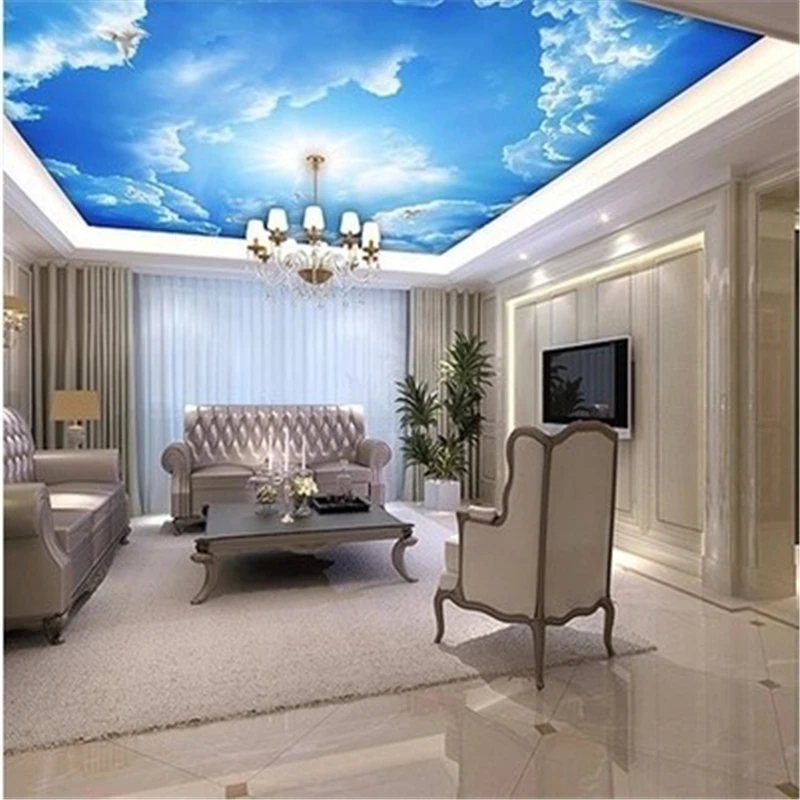 beibehang wallpaper Large clouds 3d interior ceiling in the lobby living room ceiling conference high quality 3d mural wallpaper
beibehang wallpaper Large clouds 3d interior ceiling in the lobby living room ceiling conference high quality 3d mural wallpaper