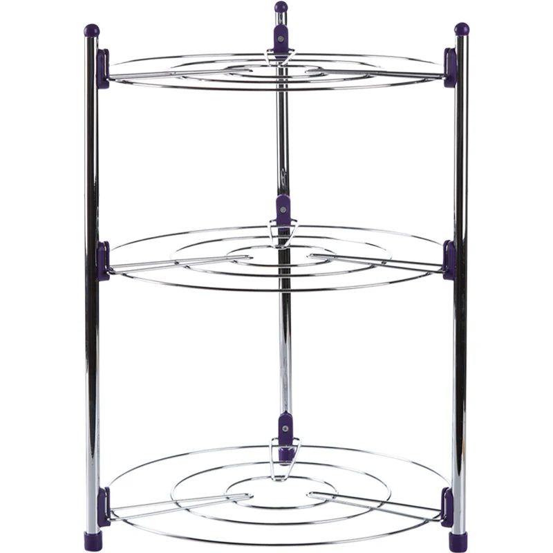 3 Layers Bathroom Floor Storage Shelf Kitchen Pot Lid/Kitchenware/Cutting Board Storage Rack Durable Kitchen Sundry Organizer
3 Layers Bathroom Floor Storage Shelf Kitchen Pot Lid/Kitchenware/Cutting Board Storage Rack Durable Kitchen Sundry Organizer