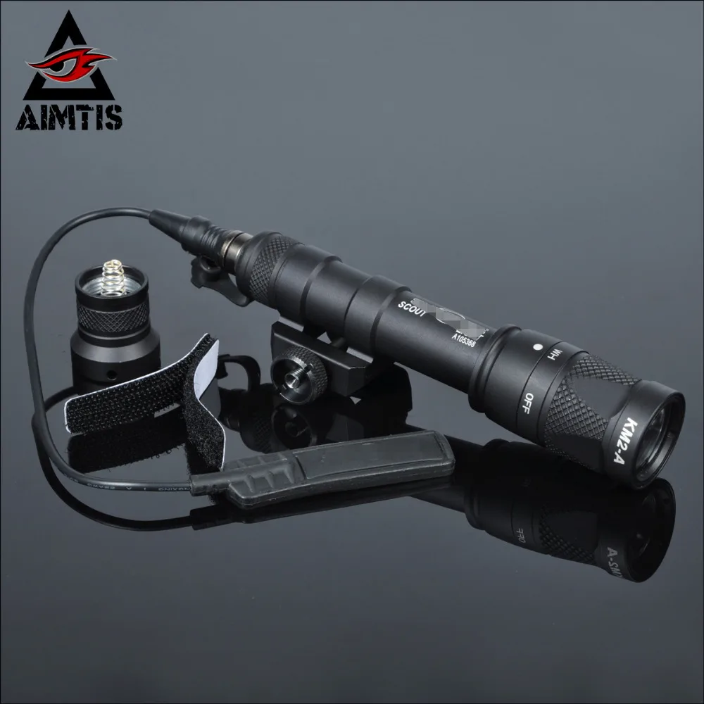 AIMTIS M600 Series M600V Scout Light Hunting Strobe Flashlight Gun Weapon For Weaver Picatinny Rail Base
AIMTIS M600 Series M600V Scout Light Hunting Strobe Flashlight Gun Weapon For Weaver Picatinny Rail Base