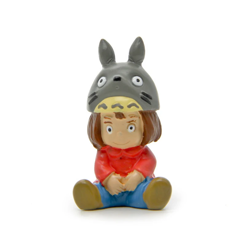 Studio Ghibli Хаяо Миядзаки Мой сосед Тоторо Mei Косплэй мини цифры Игрушечные лошадки