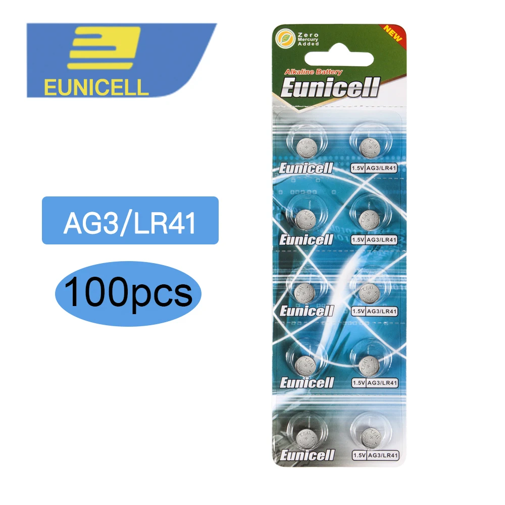 100pcs/lot LR41 AG3 392A SR41SW 384 LR736 V3GA 192 1.55V button Cell Coin Battery A G3 Battery
100pcs/lot LR41 AG3 392A SR41SW 384 LR736 V3GA 192 1.55V button Cell Coin Battery A G3 Battery