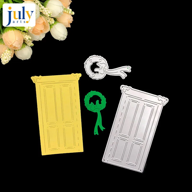 Julyarts Door Bowknot Garland Metal Cutting Dies Scrapbooking Craft Die Cuts Stamp Embossing Paper Card Stencil 127*62mm
Julyarts Door Bowknot Garland Metal Cutting Dies Scrapbooking Craft Die Cuts Stamp Embossing Paper Card Stencil 127*62mm