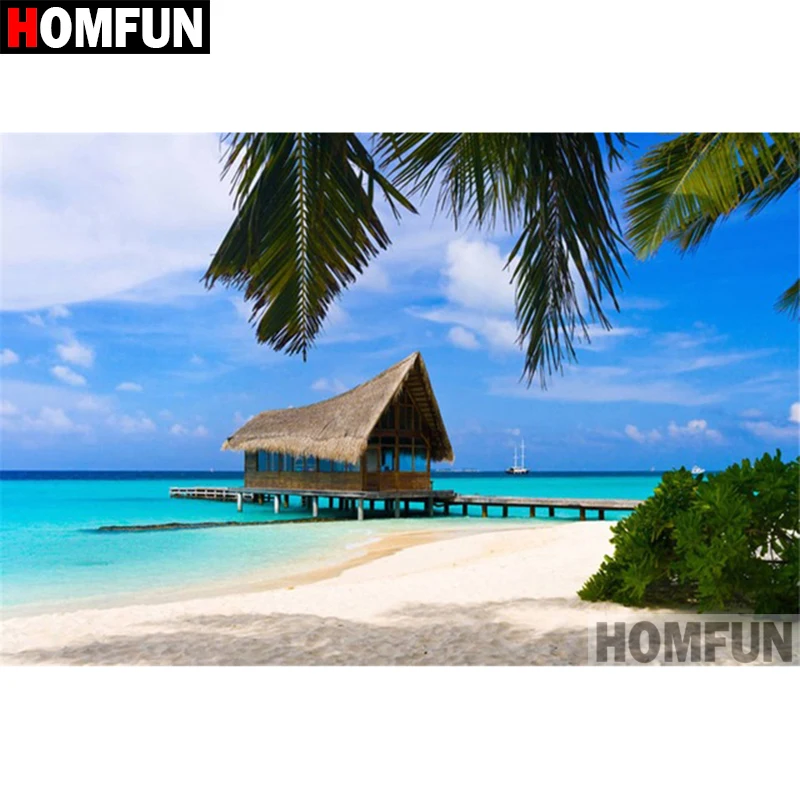 HOMFUN 5D DIY Diamond Painting Full Square/Round Drill "Seaside scenery" Embroidery Cross Stitch gift Home Decor Gift A08372
HOMFUN 5D DIY Diamond Painting Full Square/Round Drill "Seaside scenery" Embroidery Cross Stitch gift Home Decor Gift A08372