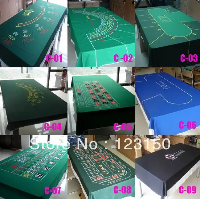WP 001 Профессиональный водостойкой покер Скатерти Казино макет игры ткань|poker table
