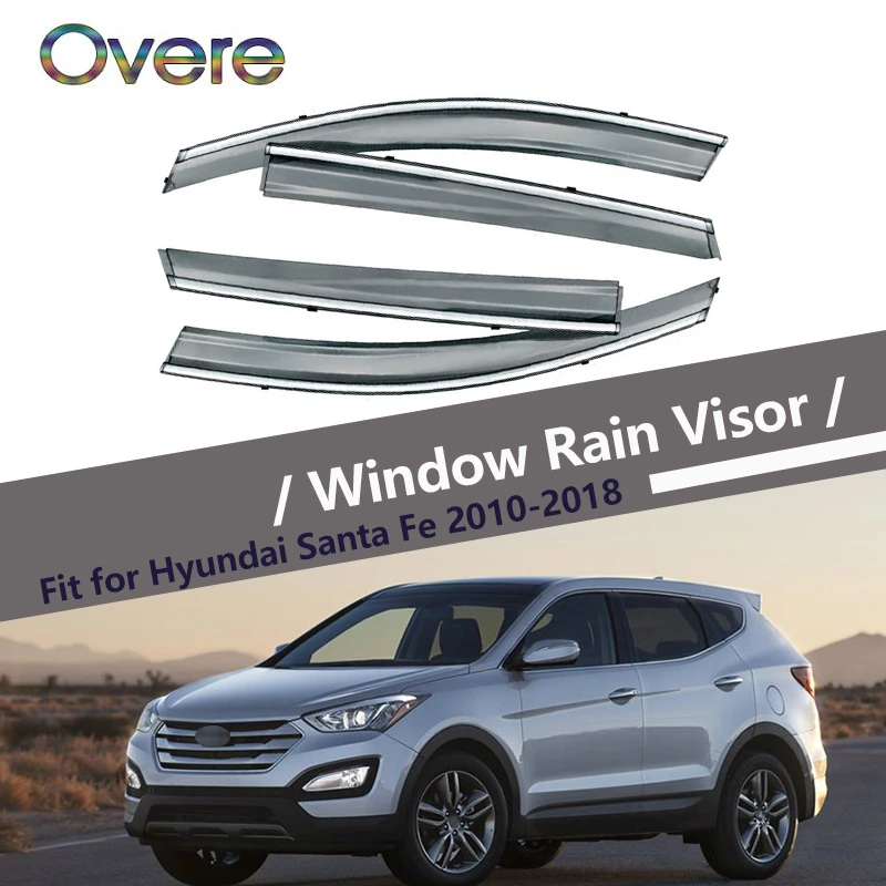 Overe 4 шт/1 Набор Дымовое окно дождевой козырек для Hyundai Santa Fe 2010-2013 2014 2015 2016 2017 2018 навесы укрытия аксессуары
Overe 4 шт/1 Набор Дымовое окно дождевой козырек для Hyundai Santa Fe 2010-2013 2014 2015 2016 2017 2018 навесы укрытия аксессуары