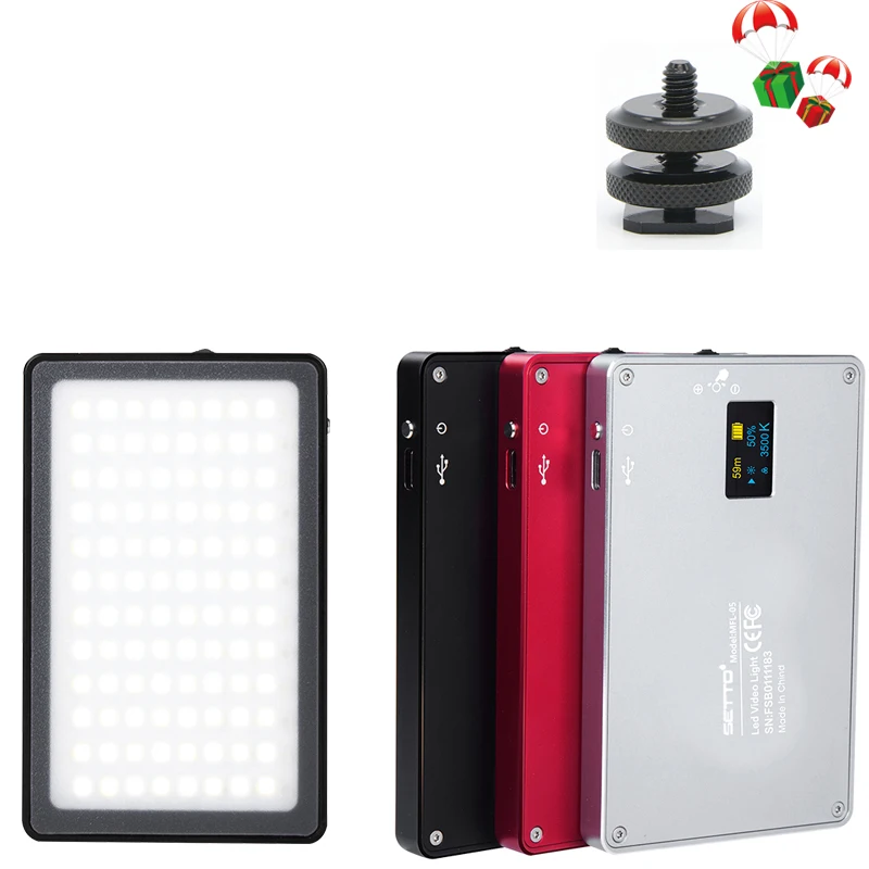 Professional Mini 96 LED Video Light 3500K-5700K for DSLR Canon Nikon with Filter 12Color Gel Dimmable Led Fotografia Lighting
Professional Mini 96 LED Video Light 3500K-5700K for DSLR Canon Nikon with Filter 12Color Gel Dimmable Led Fotografia Lighting