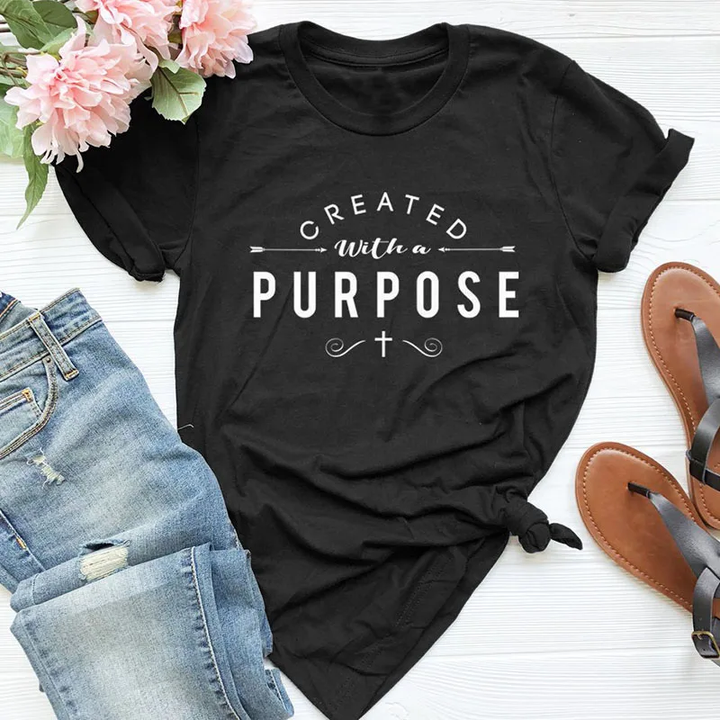Created with a Purpose Cross T-Shirt Funny Christian Faith Religious Tee Stylish Grunge Stylish Vintage Tops Bible Drop Ship
Created with a Purpose Cross T-Shirt Funny Christian Faith Religious Tee Stylish Grunge Stylish Vintage Tops Bible Drop Ship