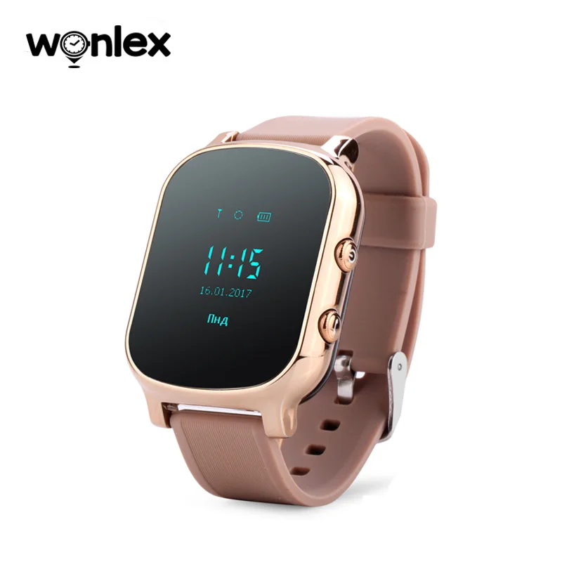Wonlex GW700/T58 Смарт часы для детей GPS WI FI местоположение трекер анти потерянный