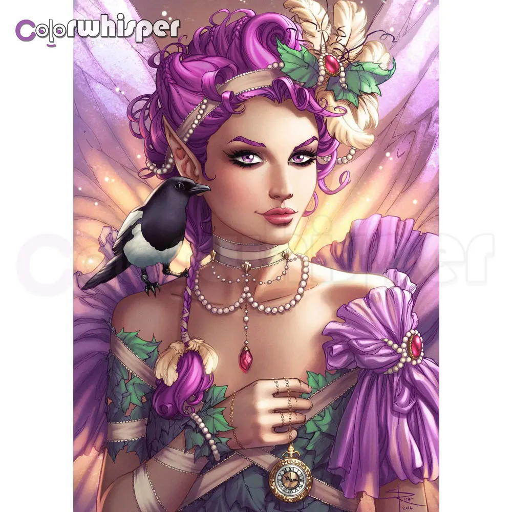Diamond Painting Drill 5D Full Square/Round Beauty Princess Bird Rhinestone DIY Daimond Painting Embroidery Cross Stitch Z007
Diamond Painting Drill 5D Full Square/Round Beauty Princess Bird Rhinestone DIY Daimond Painting Embroidery Cross Stitch Z007