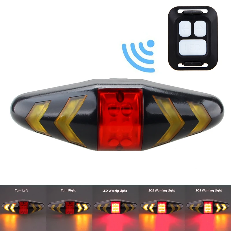 Smart Bicycle Rear Light Wireless Remote Control Bike Turning Light Safety Taillight Cycling Seat Warning Lights Tail Lamp
Smart Bicycle Rear Light Wireless Remote Control Bike Turning Light Safety Taillight Cycling Seat Warning Lights Tail Lamp