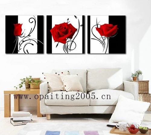 Hot Handmade Decorative 3pcs Red Rose Paintings Modern Home Decorative Art Painting Flower Rose Oil Painting Valentine's Day Gif
Hot Handmade Decorative 3pcs Red Rose Paintings Modern Home Decorative Art Painting Flower Rose Oil Painting Valentine's Day Gif