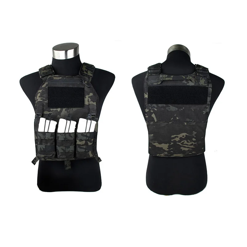Черный тактический жилет Мультикам 419 с карманом для журналов MCBK|tactical vest|multicam