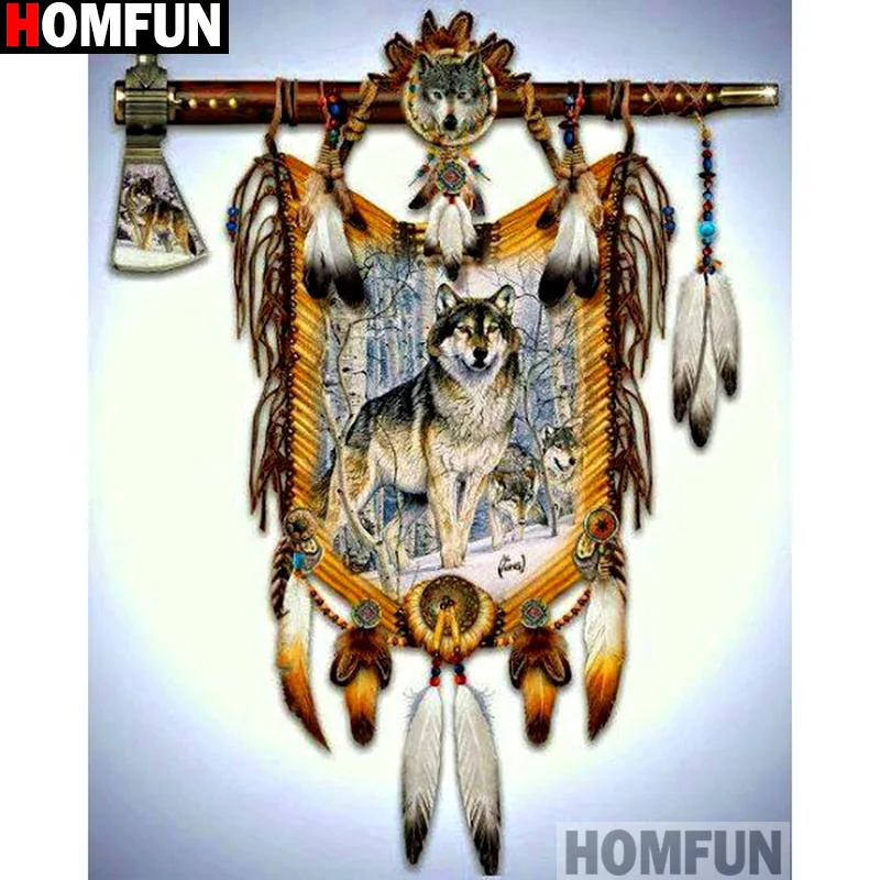 HOMFUN Full Square/Round Drill 5D DIY Diamond Painting "Animal wolf" Embroidery Cross Stitch 5D Home Decor Gift A14185
HOMFUN Full Square/Round Drill 5D DIY Diamond Painting "Animal wolf" Embroidery Cross Stitch 5D Home Decor Gift A14185