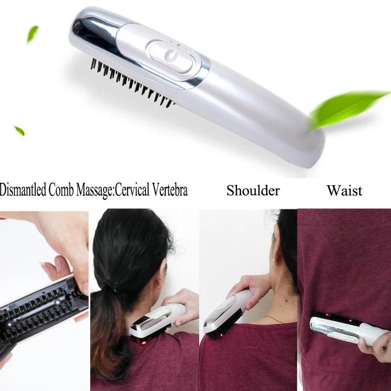 Hair Brush Electric Infrared Laser Head Massage Comb Hairbrush Butterfly Antidandruff Promote Growth Hair Care Tools
Hair Brush Electric Infrared Laser Head Massage Comb Hairbrush Butterfly Antidandruff Promote Growth Hair Care Tools