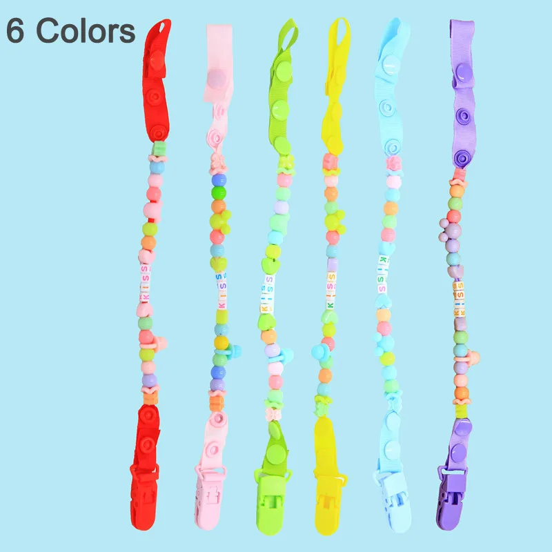 Baby Pacifier Clips holder Pacifier Chain Colourful Beads Dummy Clip Nipple Holder soother holder for baby Kids Toddler
Baby Pacifier Clips holder Pacifier Chain Colourful Beads Dummy Clip Nipple Holder soother holder for baby Kids Toddler