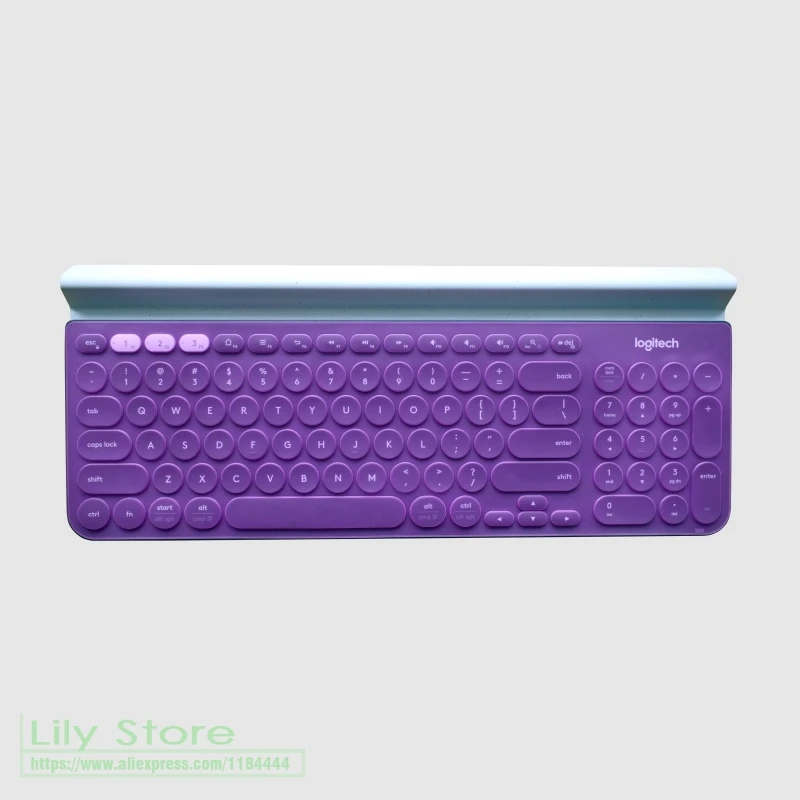 Силиконовая Пылезащитная Механическая Беспроводная Bluetooth клавиатура для LOGITECH K780