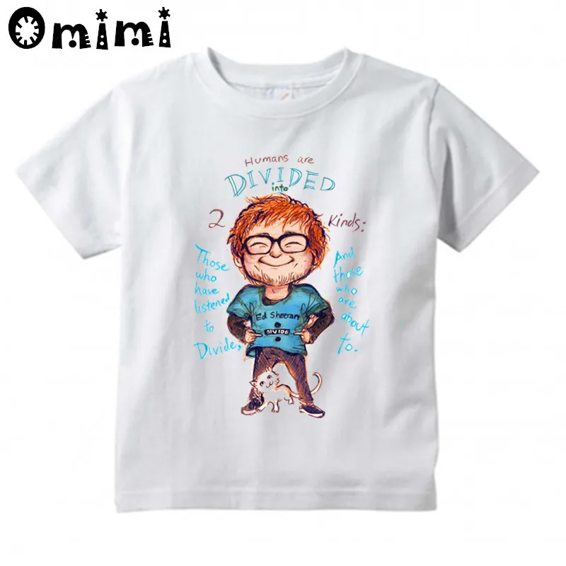 Детская футболка с изображением Ed Sheeran, отличные повседневные топы с коротким рукавом для мальчиков и девочек, Забавная детская футболка
Детская футболка с изображением Ed Sheeran, отличные повседневные топы с коротким рукавом для мальчиков и девочек, Забавная детская футболка