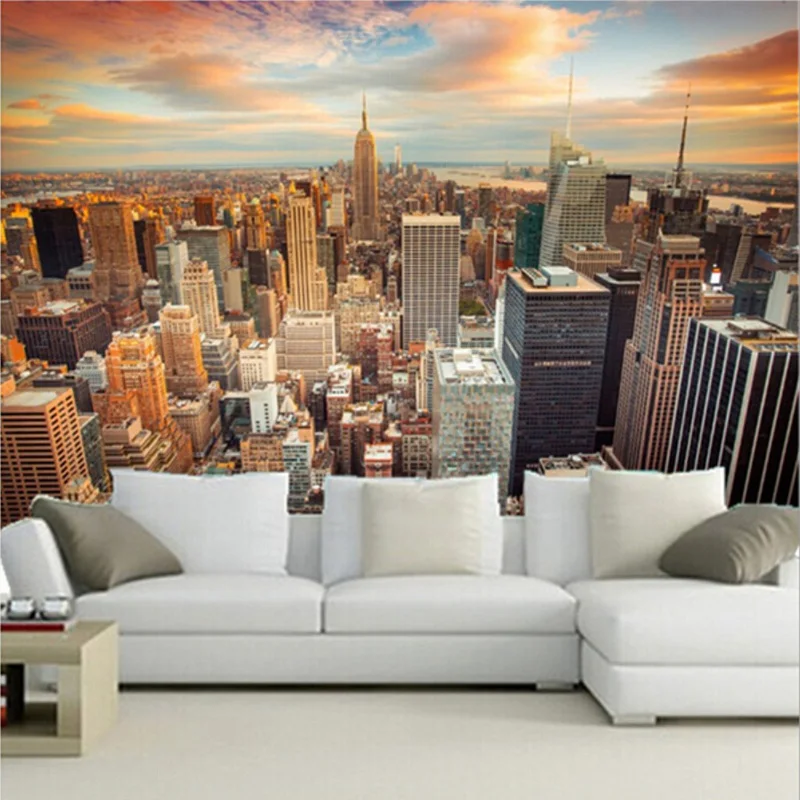 Custom 3D Wallpaper Murals USA Skyscrapers New York City Building Wall Painting Bedroom Living Room Sofa Wall Papers Home Decor
Custom 3D Wallpaper Murals USA Skyscrapers New York City Building Wall Painting Bedroom Living Room Sofa Wall Papers Home Decor