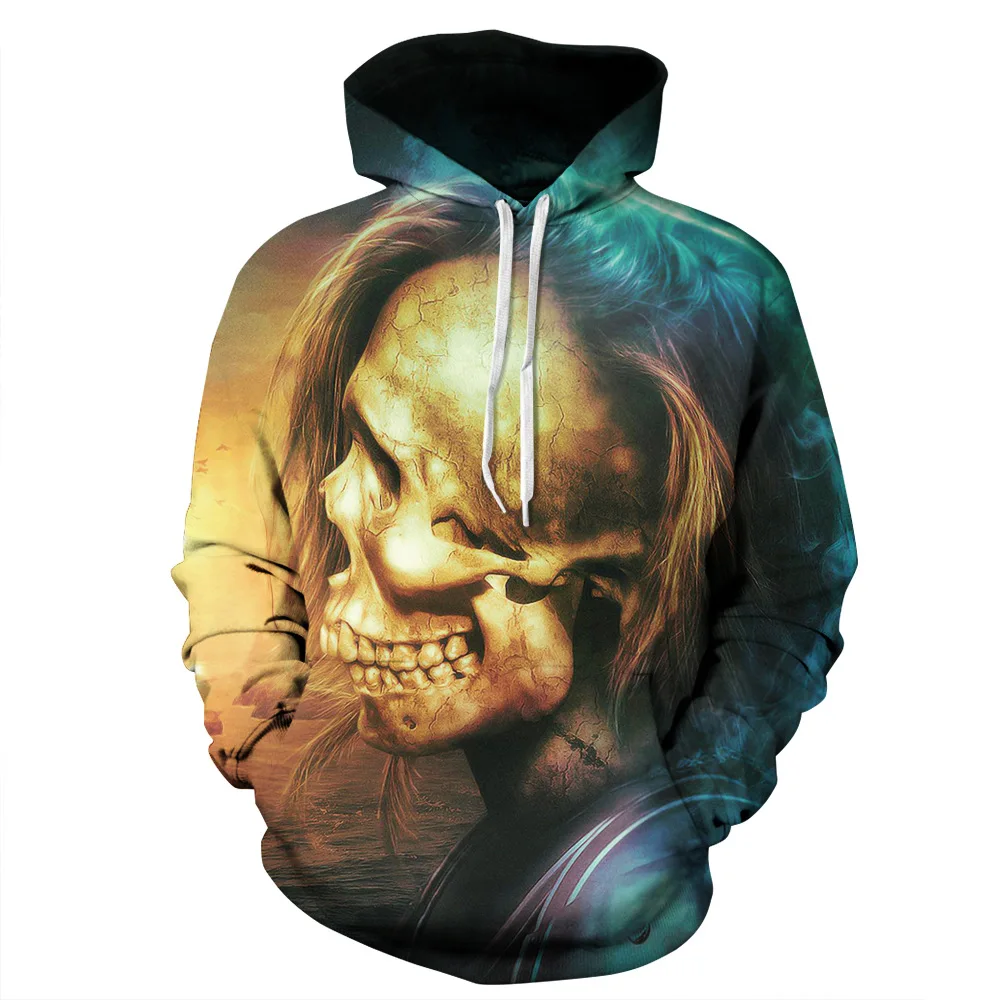 Space galaxy series skull hoodie for men and women 2019 new fashion spring and autumn pullover sweatshirt khan men's 3D sports
Space galaxy series skull hoodie for men and women 2019 new fashion spring and autumn pullover sweatshirt khan men's 3D sports