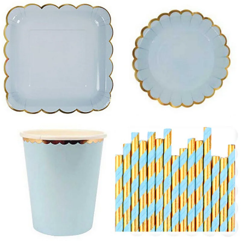 Gender Reveal Party Tableware Decorations Blue Paper Plates Cups Straws Napkins Paper Flowers Bunting Banner for Baby Shower
Gender Reveal Party Tableware Decorations Blue Paper Plates Cups Straws Napkins Paper Flowers Bunting Banner for Baby Shower