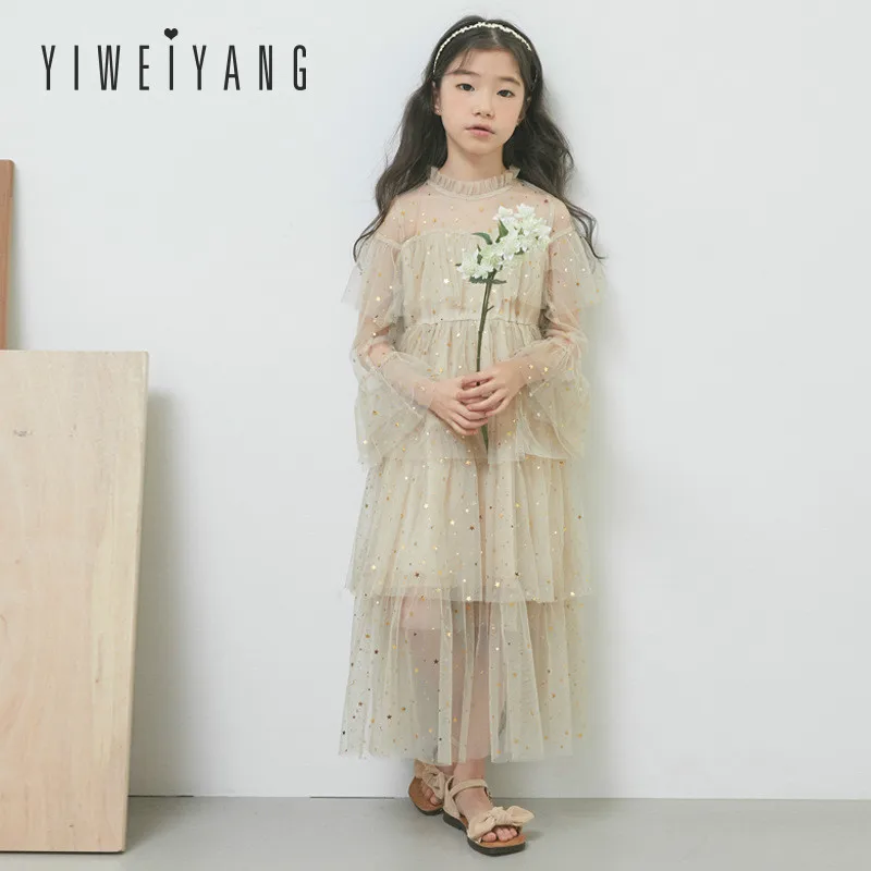New Long Sleeve Star Mesh Yarn Fabric Girl Dress Spring 2019 Baby Girl Christmas Princess Dress Parent-child Dress Party Dress
New Long Sleeve Star Mesh Yarn Fabric Girl Dress Spring 2019 Baby Girl Christmas Princess Dress Parent-child Dress Party Dress