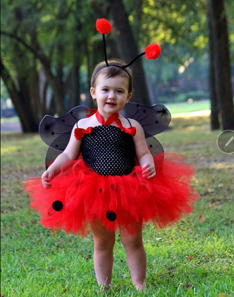 Moeble Cute Ladybug Baby Girls Tutu Dress Kids Christmas Party Dresses Children Cosplay Animal Costume Dotted Girl Dress
Moeble Cute Ladybug Baby Girls Tutu Dress Kids Christmas Party Dresses Children Cosplay Animal Costume Dotted Girl Dress