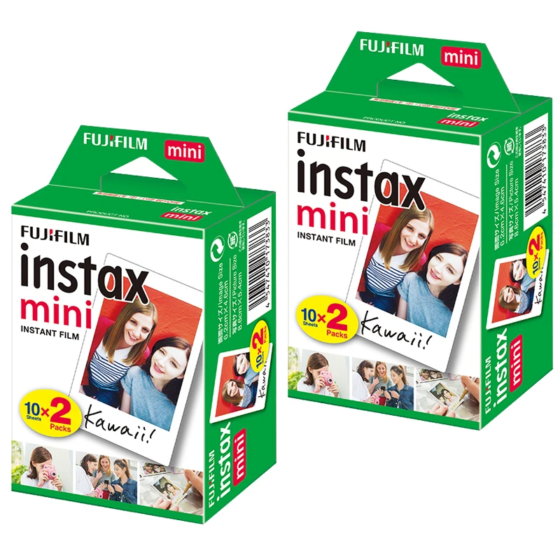 2 упаковки 40 листов Fuji Fujifilm Instax Mini пленка Блан для LiPlay 11 9 8 7s 70 90 25 LINK Printer мгновенный