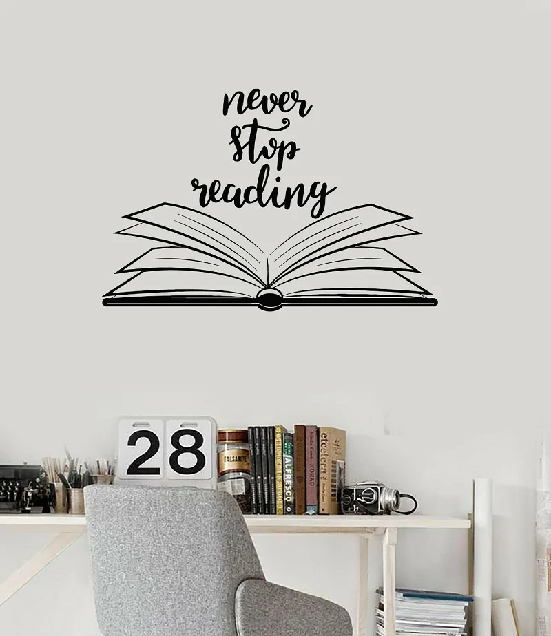 Vinyl wall decals, classroom, reading room library, home study, living room bedroom decoration stickers DS19
Vinyl wall decals, classroom, reading room library, home study, living room bedroom decoration stickers DS19