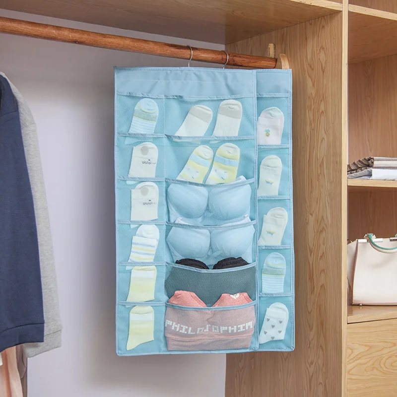 Oxford cloth storage hanging bag household space-saving double-sided storage hanging bag 15/30 pockets
Oxford cloth storage hanging bag household space-saving double-sided storage hanging bag 15/30 pockets