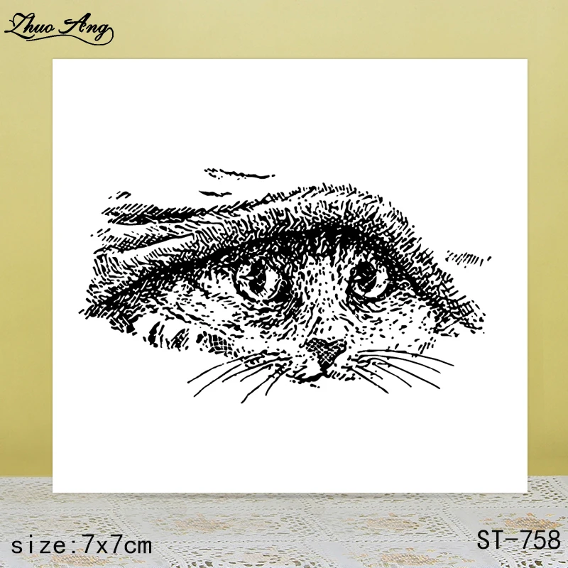 ZhuoAng Friend's cat transparent silicone stamp / sticker DIY scrapbook / photo album decorative transparent seal
ZhuoAng Friend's cat transparent silicone stamp / sticker DIY scrapbook / photo album decorative transparent seal