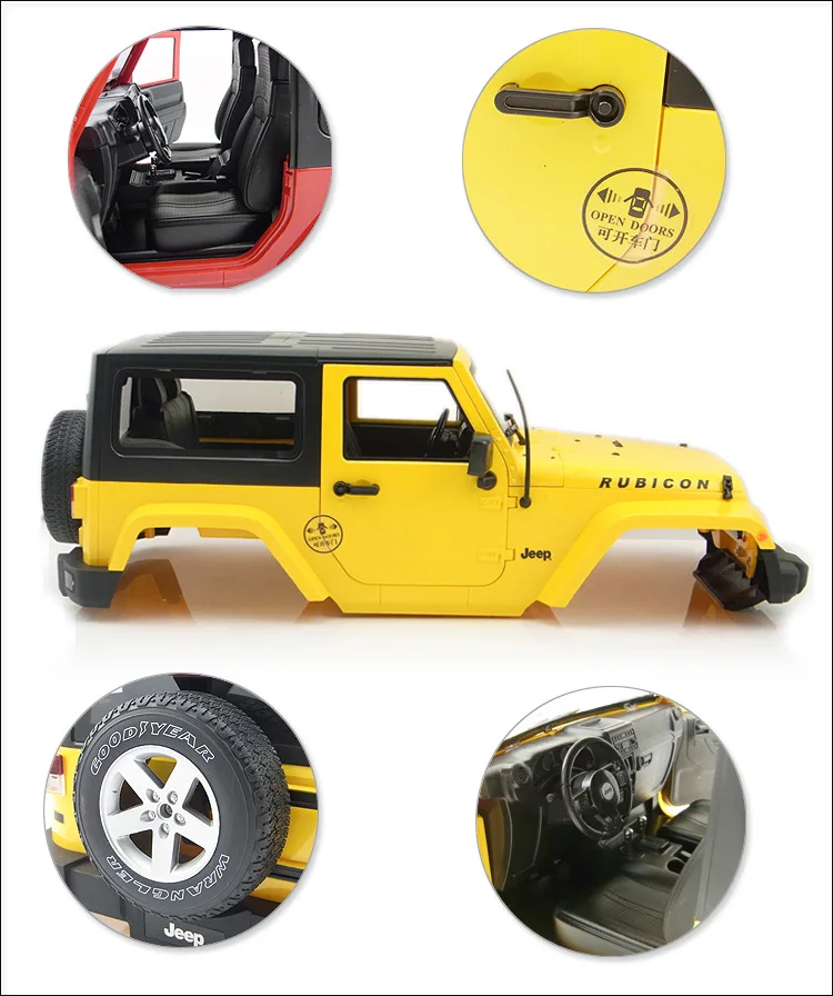 RC Rock Crawler 1:10 корпус гусеничного автомобиля для осевого SCX10 D90 TAMIYA CC01 жесткий