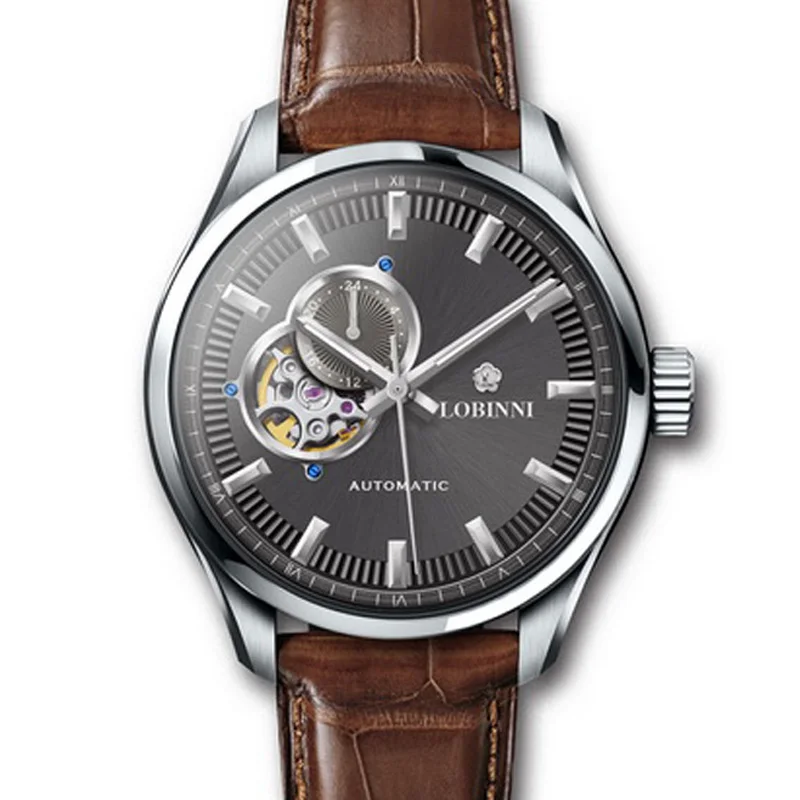 

Switzerland Top Luxury Brand LOBINNI Sapphire Japan Import NH37A Automatic Mechanical Men's Watches Skeleton Waterproof L5019A-5