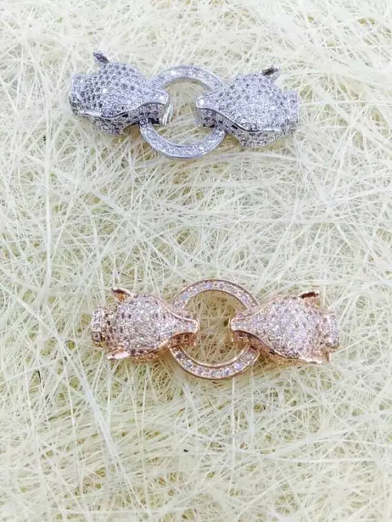 Top quality jewelry clasp & Hooks Micro Pave set cubic zirconia ,Leopard Head Beads gunemtal green rose sapphire blue connector
Top quality jewelry clasp & Hooks Micro Pave set cubic zirconia ,Leopard Head Beads gunemtal green rose sapphire blue connector