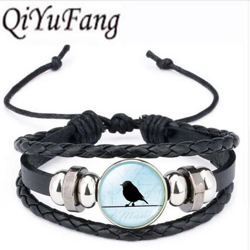 Qiyufang Fashion Bird Art Picture Bracelet Bangle Glass Cabochon Bracelet Bangle Women Classic Bronze Bracelet Bangle
Qiyufang Fashion Bird Art Picture Bracelet Bangle Glass Cabochon Bracelet Bangle Women Classic Bronze Bracelet Bangle