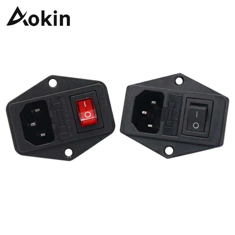 Aokin 10A 250V Power Switch 3D Printer AC Part 3 in 1 Fuse Supply Socket Outlet Red Black Triple 3D Printers Parts For Makerbot
Aokin 10A 250V Power Switch 3D Printer AC Part 3 in 1 Fuse Supply Socket Outlet Red Black Triple 3D Printers Parts For Makerbot