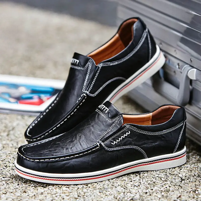LAISUMK Brand Minimalist Design Split Leather Men Dress Hot Sell British Style Boat Shoes Big Size Driving Flats
LAISUMK Brand Minimalist Design Split Leather Men Dress Hot Sell British Style Boat Shoes Big Size Driving Flats