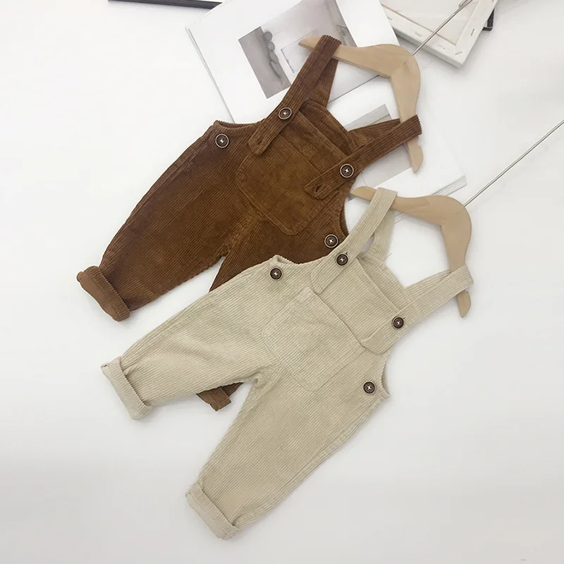 Fashion Simple Solid Colors Corduroy Jumpsuit for Toddler Boys Girls Kids Loose Suspender Trousers Overalls Autumn 1-6 Years
Fashion Simple Solid Colors Corduroy Jumpsuit for Toddler Boys Girls Kids Loose Suspender Trousers Overalls Autumn 1-6 Years