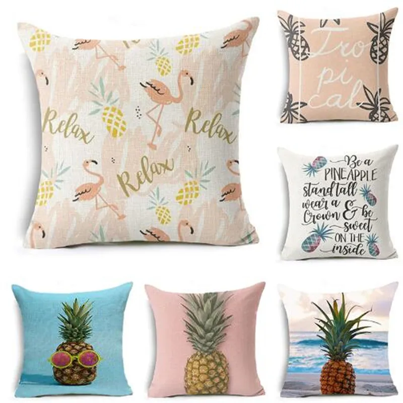 Cartoon Letter Decorative Lovely Pineapple Throw Pillow Covers Case Bedding Travel cushion cover
Cartoon Letter Decorative Lovely Pineapple Throw Pillow Covers Case Bedding Travel cushion cover
