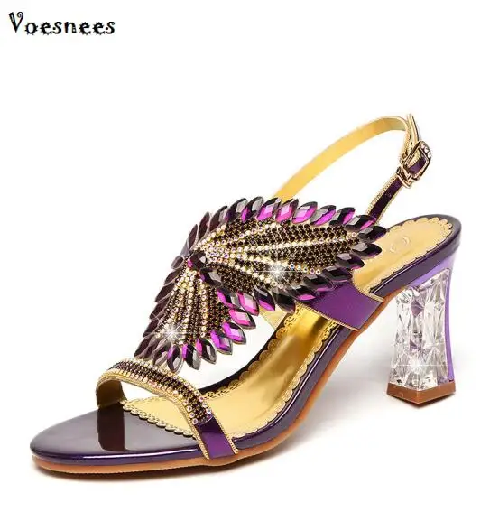 New Women Sandals Gladiator 2019 Summer Crystal Heels 7.5CM Rhinestone Summer Female Wedding Shoes Square Heel Office Work Shoes
New Women Sandals Gladiator 2019 Summer Crystal Heels 7.5CM Rhinestone Summer Female Wedding Shoes Square Heel Office Work Shoes