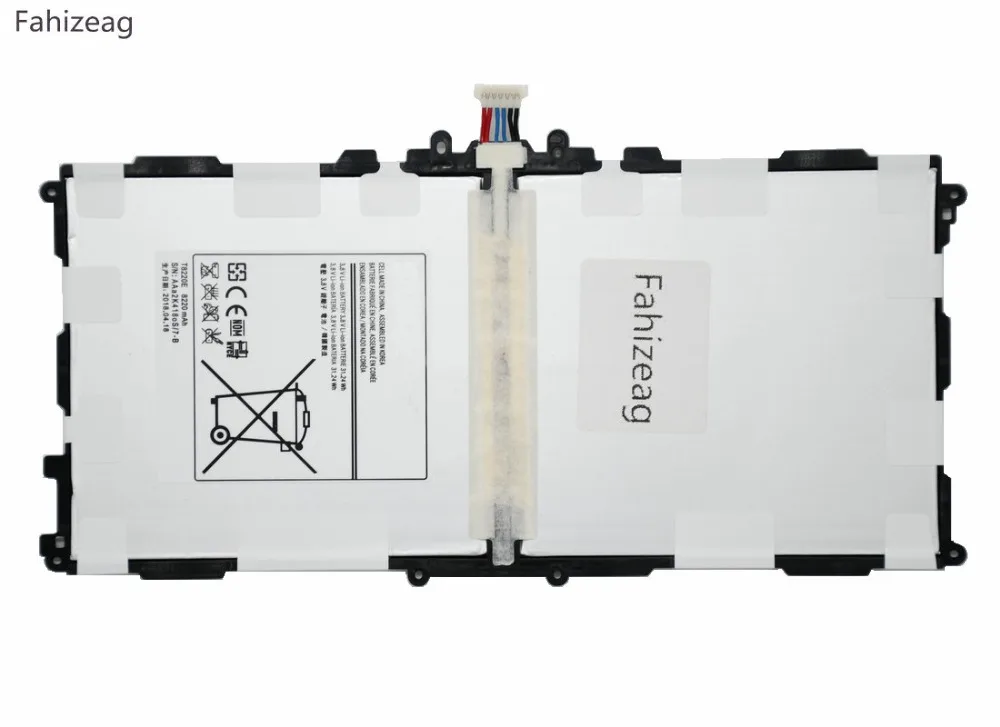 Литий-ионный аккумулятор Fahizeag для планшета Samsung Galaxy Note 8400 мАч T8220E T8220C T8220U 10 1 SM P600