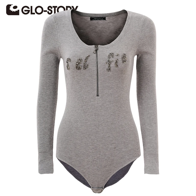 GLO-STORY Women Jumpsuits 2018 Chic Sexy Long Sleeve Sweater Skinny Bodysuits Women Rompers WMY-3313
GLO-STORY Women Jumpsuits 2018 Chic Sexy Long Sleeve Sweater Skinny Bodysuits Women Rompers WMY-3313