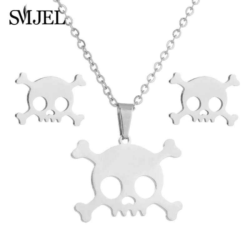 Ожерелье SMJEL из нержавеющей стали ювелирное изделие в стиле Regalrock готический