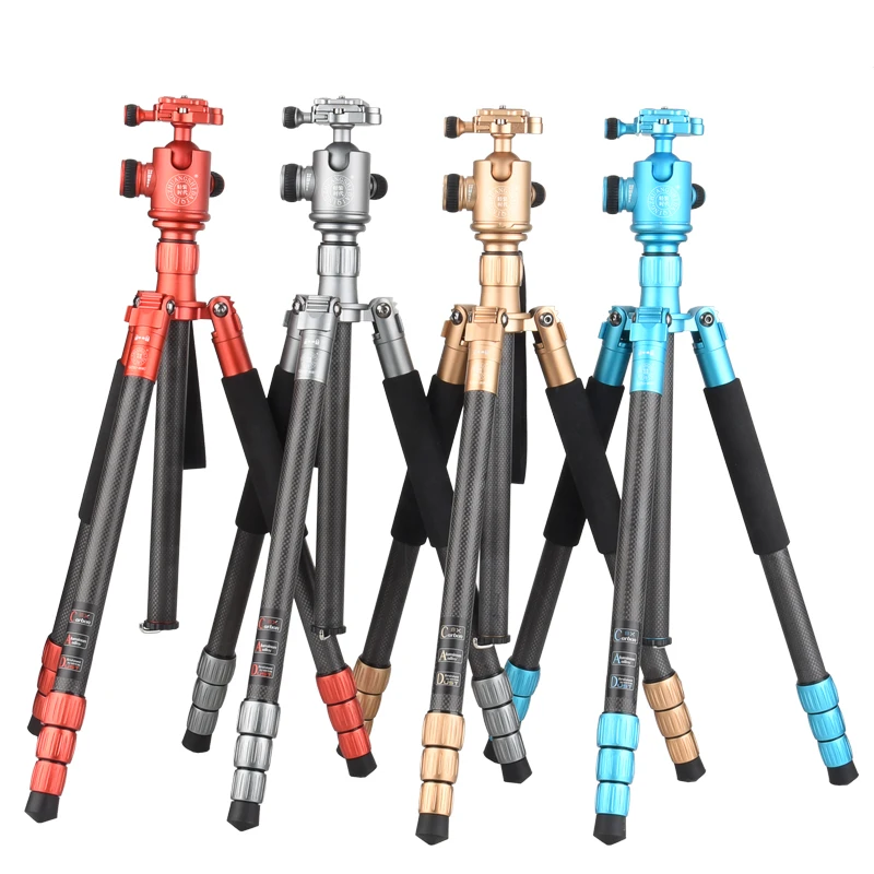 QZSD Colorful Q868C carbon fiber tripod 2 in 1 camera tripod monopod OEM welcome
QZSD Colorful Q868C carbon fiber tripod 2 in 1 camera tripod monopod OEM welcome