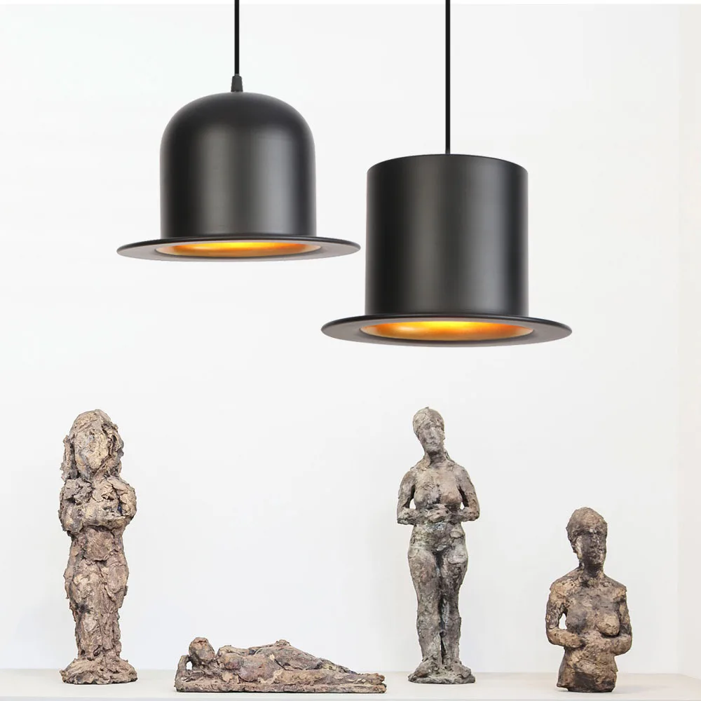 AC110-220V antique black Chaplin hat pendant lamp Lights Living/dining room/Edison Simple metal cap shade cover aluminium Light
AC110-220V antique black Chaplin hat pendant lamp Lights Living/dining room/Edison Simple metal cap shade cover aluminium Light